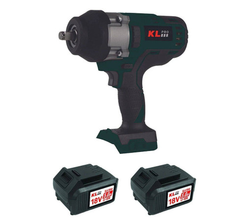 Гайковерт аккумуляторный бесщеточный KLPRO KLSS18BHX-50 18 В 2x5.0 Ач KLSS18BHX-50