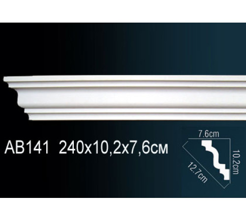 Карниз потолочный Perfect AB141 130x130x2000 мм AB141