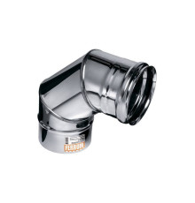 Колено дымохода Ferrum 90° AISI 430 0.5 мм Ф125 мм Аf2405