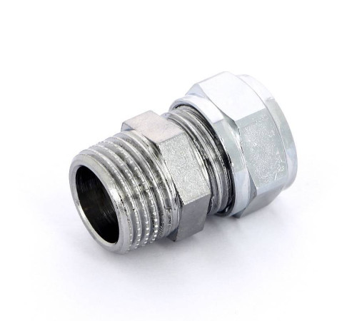 Муфта обжимная с наружной резьбой хромированная Tiemme 15x1/2 1130036