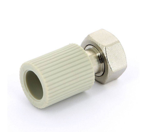 Муфта полипропиленовая FV-Plast с накидной гайкой и вварным патрубком 20x3/4 223021