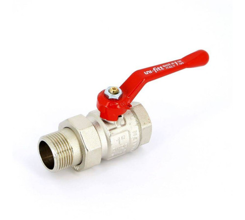 Кран шаровой Uni-Fitt 1 НВ полнопроходной рычаг с разъемным соединением 113L4000