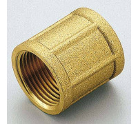 Муфта латунная Tiemme 1/4 дюйма ВР-ВР 1500692