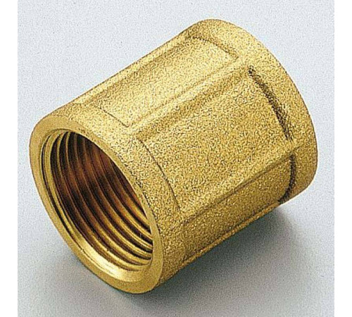 Муфта латунная Tiemme 1/4 дюйма ВР-ВР 1500692