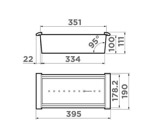 Коландер Omoikiri CO-05-IN нержавеющая сталь 4999036