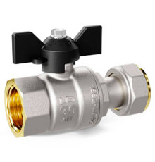 Кран шаровой LD Pride 47.20.В-НкГк.Б Ду 20 ВР-НГ бабочка 47.20.В-НкГк.Б