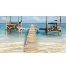 Декор панно Ceradim Lagune B 25х45 см КПН16LaguneB