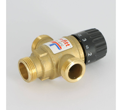 Клапан термосмесительный Uni-Fitt 3/4 20-43°C Kvs 1.6 боковое смешение 351G0130