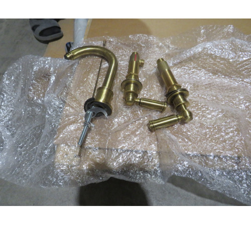 Смеситель для раковины Bossini Liberty на 3 отверстия античная латунь Z001302.022_УЦ