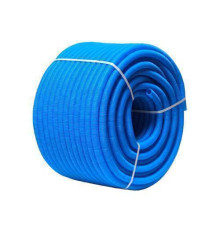 Труба гофрированная Uni-Fitt 28 мм синяя (для труб 20 мм) 50 м 583B2805