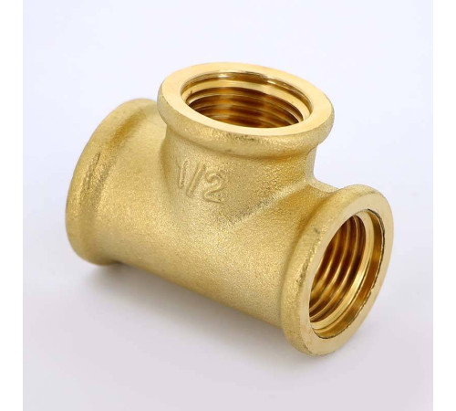 Тройник латунный Uni-Fitt 1/2 ВР 615G2220