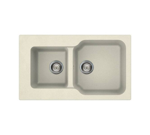 Кухонная мойка Omoikiri Maru 86-2-BE Tetogranit 86x50 см ваниль 4993285