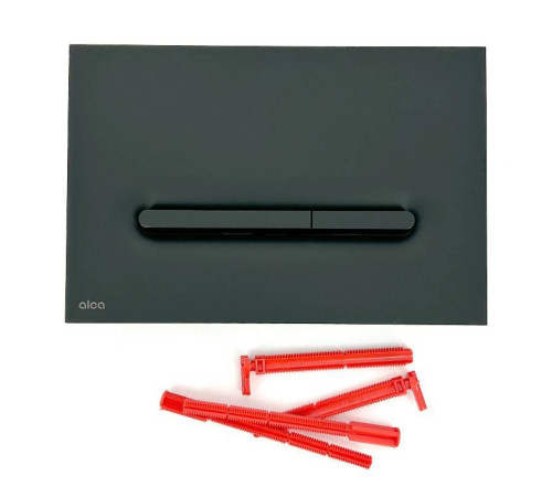 Кнопка смыва Alca Linka черный матовый M1878