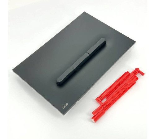 Кнопка смыва Alca Linka черный матовый M1878