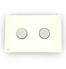 Кнопка смыва Alca Dot.Dot белый матовый/хром матовый M1976-2