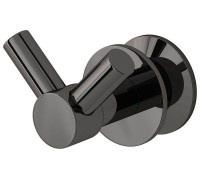 Крючок двойной подвесной Сунержа Виктория для полотенцесушителя черный хром 01-2010-0002