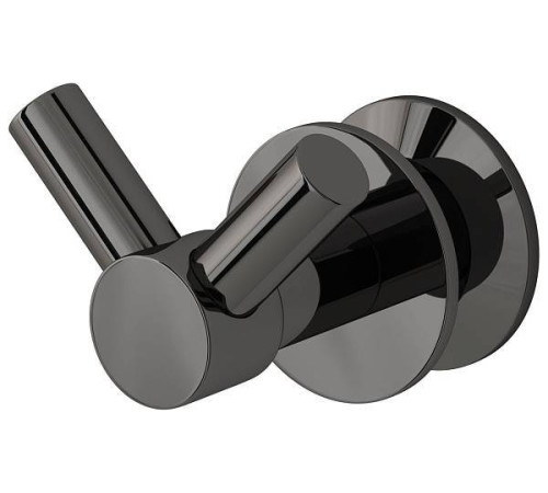 Крючок двойной подвесной Сунержа Виктория для полотенцесушителя черный хром 01-2010-0002