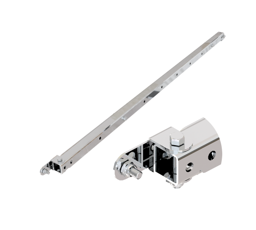 Опора телескопическая Ferrum L=1000-1800 мм сталь 430/1,5 00-00000596