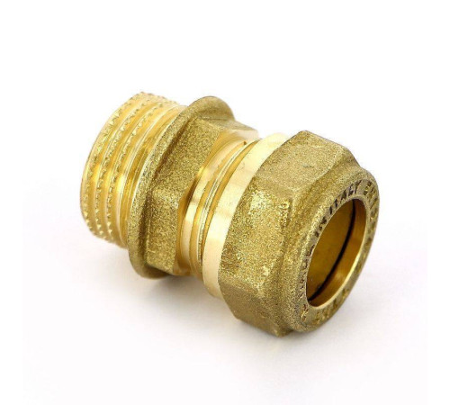 Муфта обжимная Tiemme 1100 15х1/2 наружная резьба 1100001