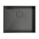 Кухонная мойка Omoikiri Kasen 53-26-INT-GM 53x46 см нерж. сталь вороненая сталь 4993496