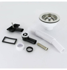 Выпуск для мойки McAlpine 113 мм с переливом 1 1/2 хром OFR2-113S