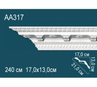 Карниз потолочный Perfect AA317 полиуретановый с рисунком AA317