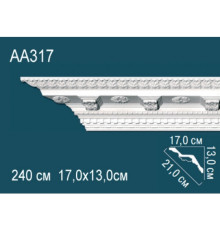 Карниз потолочный Perfect AA317 полиуретановый с рисунком AA317