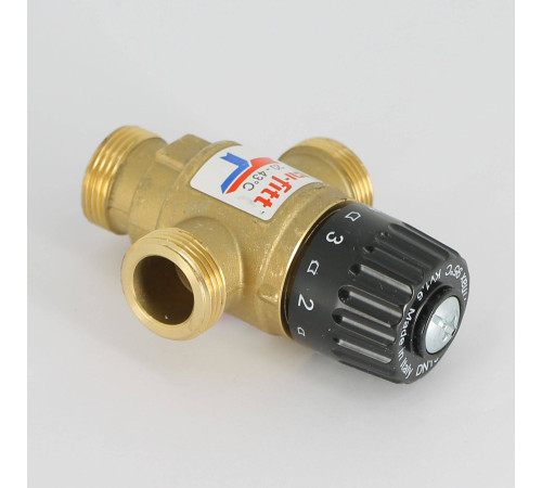 Клапан термосмесительный Uni-Fitt 3/4 20-43°C Kvs 1.6 боковое смешение 351G0130