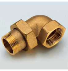 Разъемное соединение угловое Tiemme 1/2 НВ с прокладкой O-ring 1500105