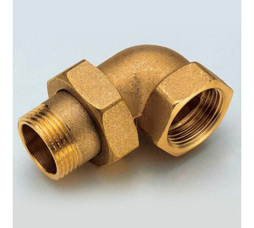 Разъемное соединение угловое Tiemme 1/2 НВ с прокладкой O-ring 1500105