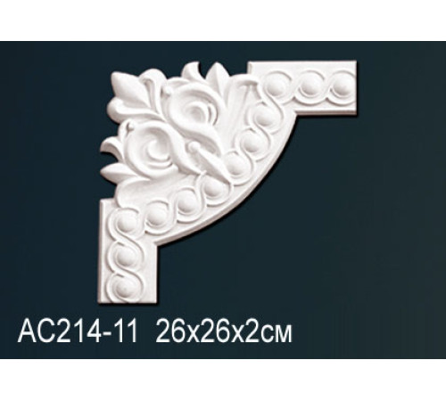 Угловой элемент для молдинга Perfect AC214-11 полиуретан AC214-11
