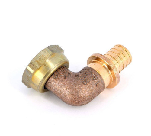 Угольник-переходник REHAU RAUTITAN RX+ 16х1/2 ВР с накидной гайкой бронза 456396