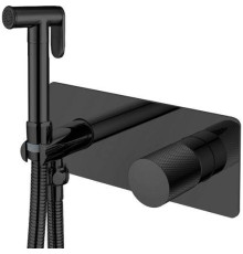 Гигиенический душ со смесителем Boheme Stick черный 127-BB