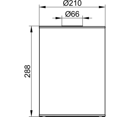 Ведро для мусора KEUCO PLAN 5 л черный матовый 04989 370037