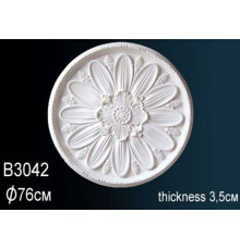 Розетка потолочная Perfect B3042 полиуретановая 420 мм B3042