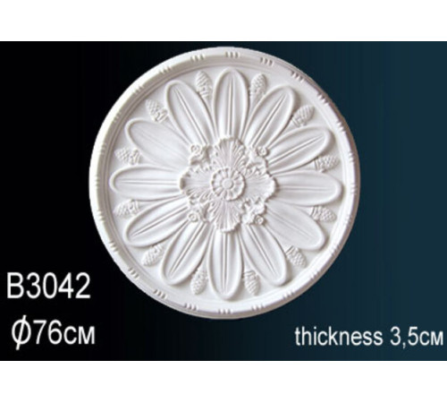 Розетка потолочная Perfect B3042 полиуретановая 420 мм B3042