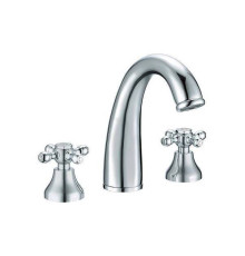 Смеситель для раковины на 3 отверстия Boheme Tradizionale Chromo хром 277