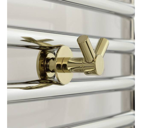 Вешалка для полотенцесушителя Сунержа Виктория двойная шампань 020-2010-0002