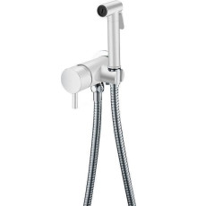 Смеситель гигиенический Boheme Uno белый матовый/хром матовый 467-WCR