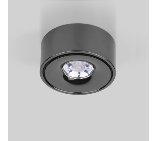 Накладной светодиодный светильник Glide черный жемчуг 25100/LED