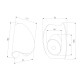 Настенный поворотный светодиодный светильник Taco чёрный IP54 1632 TECHNO LED