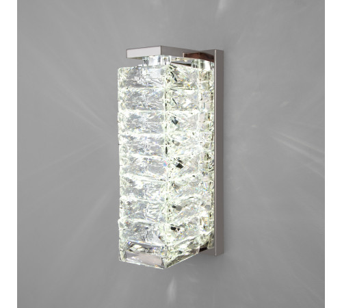 Настенный светильник с хрусталем 40259 LED хром