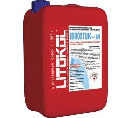 Латексная добавка для затирок Litokol Idrostuk-m 1.5 кг БП000004657