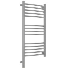 Полотенцесушитель электрический Сунержа Богема 3.1 выгнутая 40х80 см левое подключение сатин браш 071-6002-8040