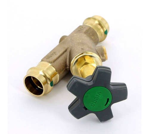 Вентиль наклонный полнопроходной Viega Easytop с SC-Contur 20 756888