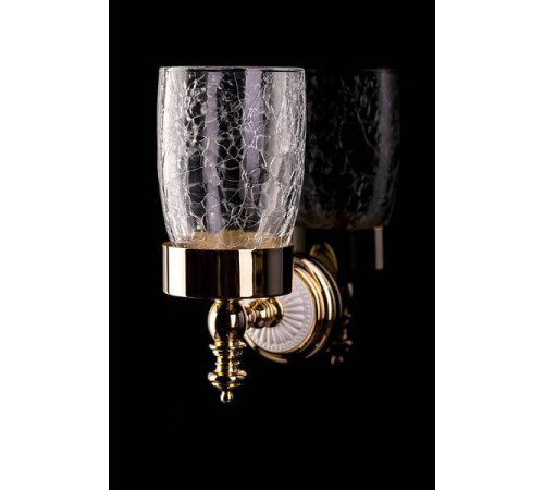 Стакан для зубных щеток Boheme Palazzo подвесной золото 10104