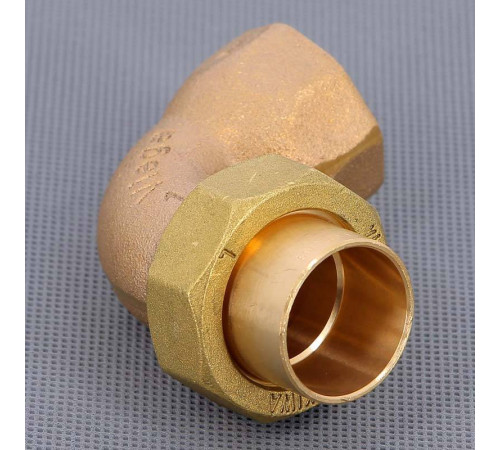 Угол с разъемным соединением пайка-В Viega 28х1 коническое уплотнение 112295