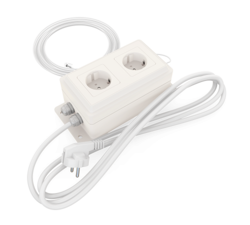 Блок управления 2-мя розетками ectoControl RS485 Modbus ES-SOMB-02