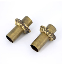 Комплект подключения Carlo Poletti Artistic розетка и накладки на трубу 50-25 70 мм A67011MA