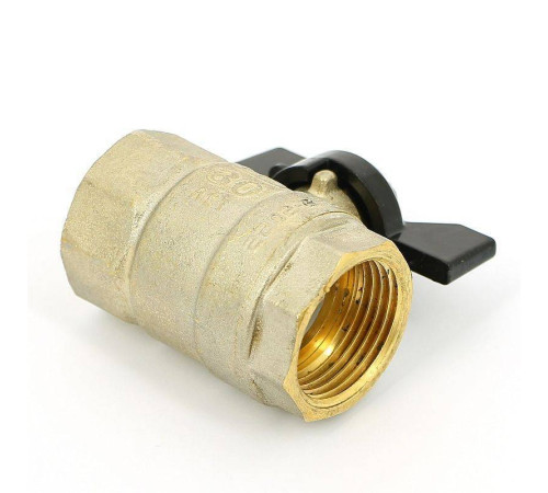 Кран шаровой LD Pride 47.300.25 полнопроходной 1 ВР/ВР бабочка 47.300.25